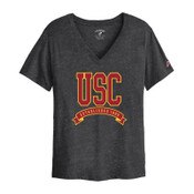 USC Trojans Women's League Black Intramural Boyfriend T-Shirt